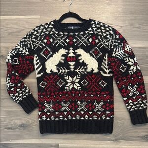 Vintage Ralph Lauren Polo Nordic Wool Hand Knit Sweater